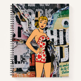 Rebel Heart Pin-Up Notebook Notitieboek