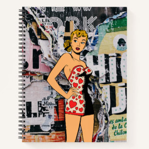 Rebel Heart Pin-Up Notitieboek