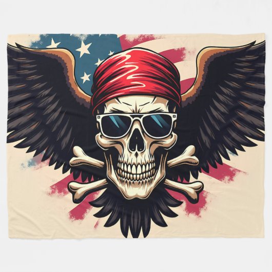 Rebel Heritage Fleece Deken (Voorkant (Horizontaal))