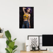 Rebel in Kleur Poster (Thuiskantoor)