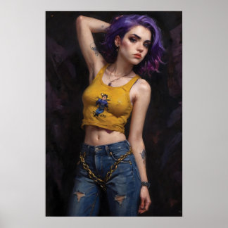 Rebel in Kleur Poster