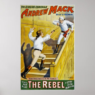 Rebel ~ Irish Rebellion 1798 ~Irish Sangen 1900 Poster