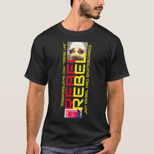 REBEL JMT Basic Donkere T-Shirt (Voorkant)