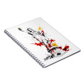 Rebel Liberty Statue Ink Sketch Notitieboek (Rechterzijde)