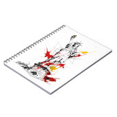 Rebel Liberty Statue Ink Sketch Notitieboek (Linkerzijde)