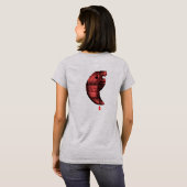 Rebel Lion Red T-shirt (Achterkant volledig)