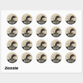 Rebel Loon Headfirst Dive – Resist Badge Ronde Sticker (Vel)