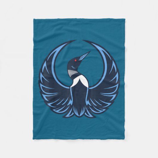Rebel loon minnesota sterk fleece deken (Voorkant)