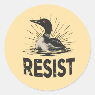 Rebel Loon – Verzetsprotestkunst Ronde Sticker