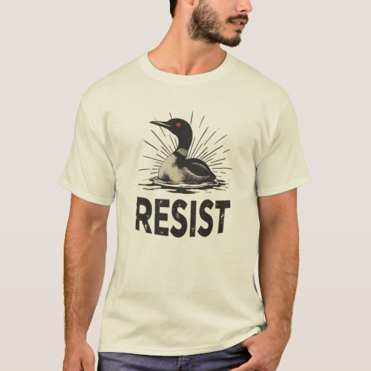 Rebel Loon – Verzetsprotestkunst T-shirt (Voorkant)