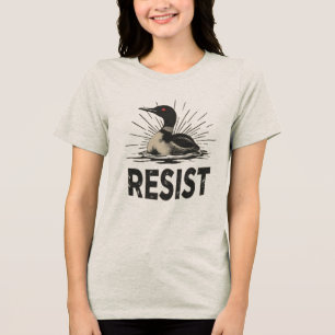 Rebel Loon – Verzetsprotestkunst Tri-Blend Shirt