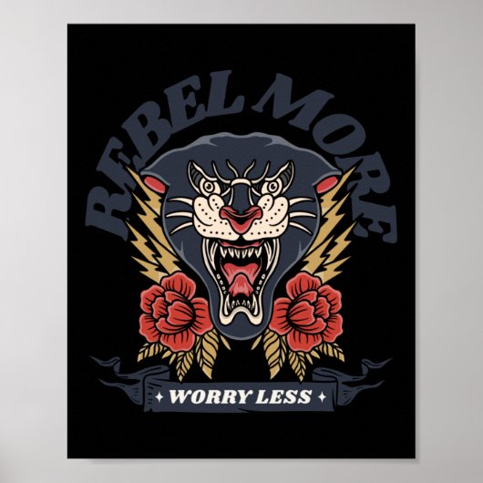 Rebel Meer  Poster (Voorkant)