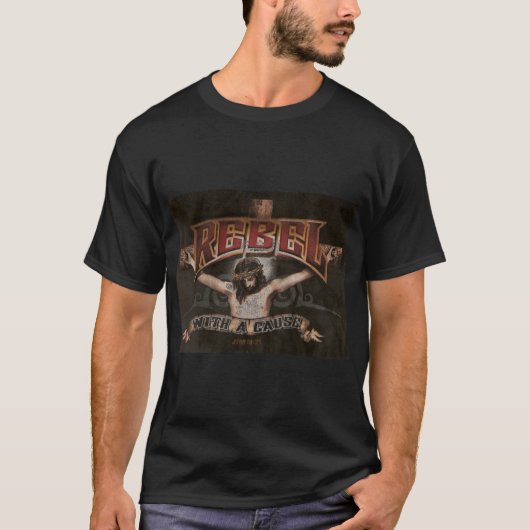 Rebel met oorzaak t-shirt (Voorkant)