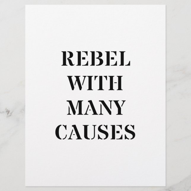 Rebel Met Veel Doelen (Voorkant)