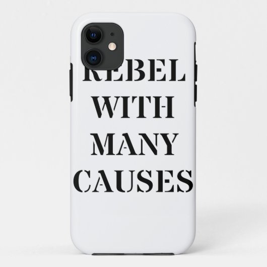 Rebel met veel oorzaken Case-Mate iPhone case (Achterkant)