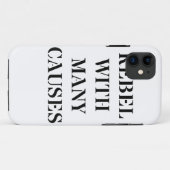 Rebel met veel oorzaken Case-Mate iPhone case (Achterkant (horizontaal))