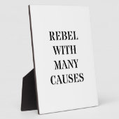 Rebel met veel oorzaken fotoplaat (Zijkant)