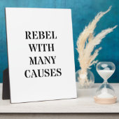 Rebel met veel oorzaken fotoplaat (Zijkant)