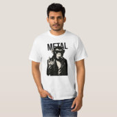 Rebel Metal Chimp T-shirt (Voorkant volledig)