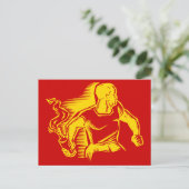 Rebel, Molotov Cocktail, Riots, Communist Style Briefkaart (Staand voorkant)