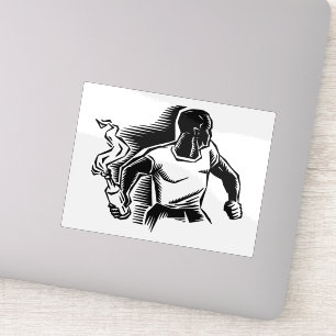 Rebel, Molotovcocktail, Relletjes, Communisme Sticker