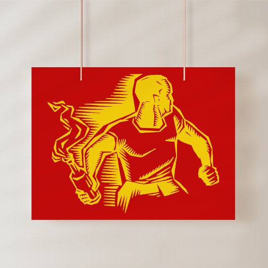 Rebel, Molotovcocktail, Relletjes, Communisme Stij Poster