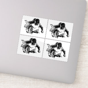 Rebel, Molotovcocktail, Relletjes, Communisme Stij Sticker