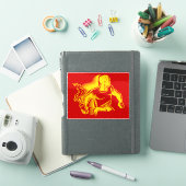 Rebel, Molotovcocktail, Relletjes, Communisme Stij Sticker (iPad Cover)