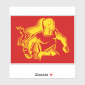 Rebel, Molotovcocktail, Relletjes, Communisme Stij Sticker (Vel)