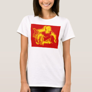 Rebel, Molotovcocktail, Relletjes, Communisme Stij T-shirt