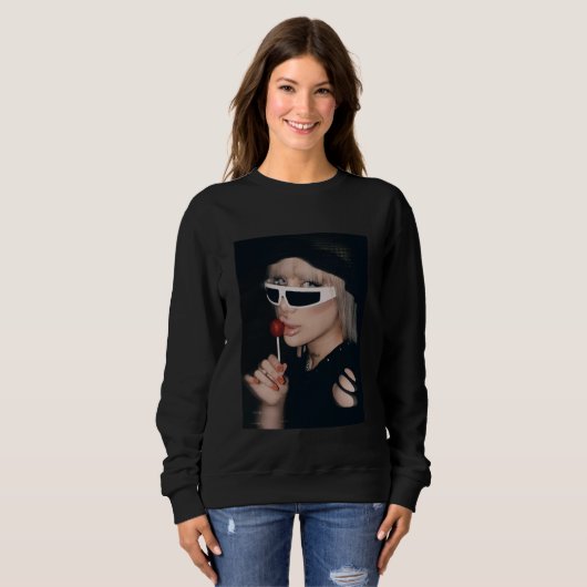 Rebel princess mood sweatshirt (Voorkant volledig)