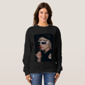 Rebel prinses mood sweatshirt (Voorkant volledig)