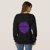 Rebel prinses mood sweatshirt (Achterkant volledig)