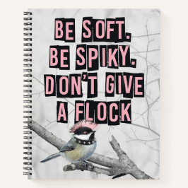 Rebel Punk Vogel Notitieboek