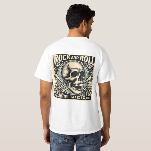 Rebel Rhythms: Laat de Beat los T-shirt (Achterkant volledig)