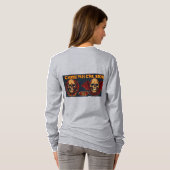 "Rebel Rhythms: Rock & Roll Skull T-shirt (Achterkant volledig)