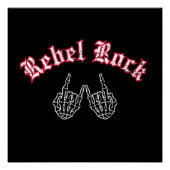 Rebel Rock Perfect Poster (Voorkant)