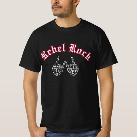 Rebel Rock T-shirt (Voorkant)