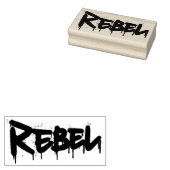 Rebel Rubber Stamp Rubberstempel (Gestempeld)
