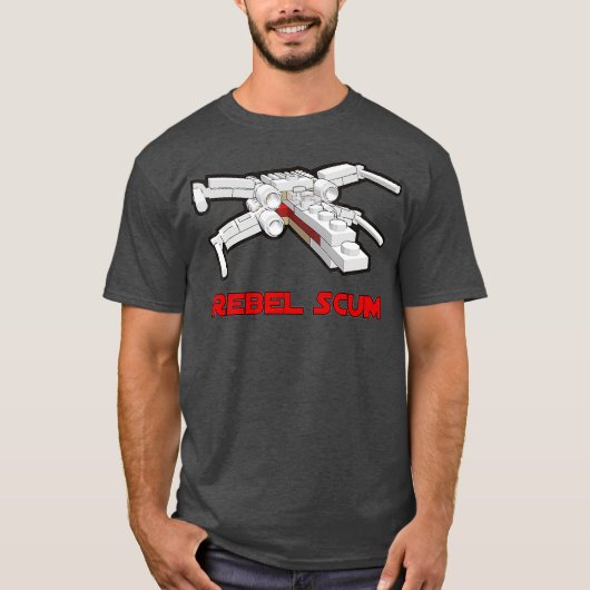 Rebel Scum  Revolutionary Fighter Pilot T-shirt (Voorkant)
