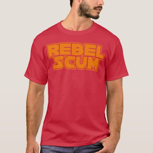 Rebel Scum vrienden retro T-shirt (Voorkant)