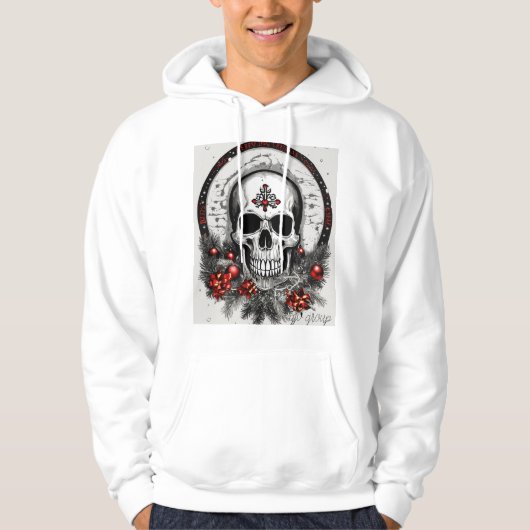Rebel Skull Rock Festival Tee | Electric Guitars Hoodie (Voorkant)
