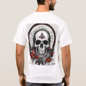 Rebel Skull Rock Festival Tee | Electric Guitars T-shirt (Achterkant)
