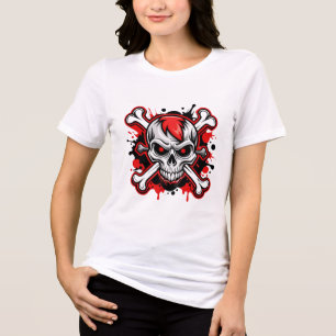 Rebel Skull Rock & Roll Band Logo T-shirt