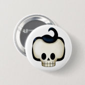 Rebel Skull Ronde Button 5,7 Cm (Voorkant /achterkant)
