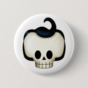 Rebel Skull Ronde Button 5,7 Cm
