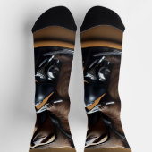 Rebel Sloth: Een met leer beklede luiaard die op e Sokken (Top)