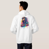 Rebel Soul – Bold Graffiti Pop Art Streetwear  Hoodie (Achterkant volledig)