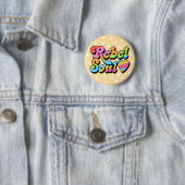 Rebel Soul Girl Power Ronde Button 5,7 Cm (In situ)