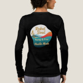 Rebel Soul: Young & Free beroemd gemaakt door Hust Tri-Blend Shirt (Achterkant)